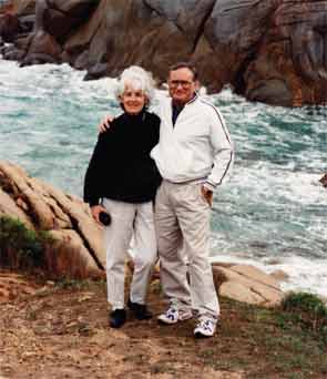 Dr. Reichlin and his wife, Marianne, on a visit to Australia.
