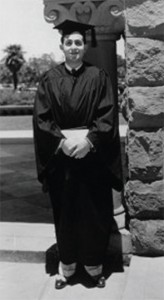 Dr. Engleman on his graduation day at Stanford. (photo courtesy of Engleman family)