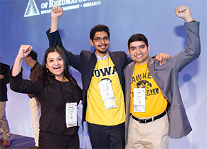 Two-time winners of the ACR Knowledge Bowl, the Iowa Hawkeyes