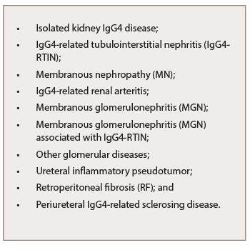 Table 5: Kidney Manifestations of IgG4-RKD