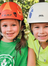 Helmets are required for certain camp activities, such as zip lining, to ensure a safe and secure camping experience. Helmets are required for certain camp activities, such as zip lining, to ensure a safe and secure camping experience.