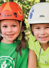 Helmets are required for certain camp activities, such as zip lining, to ensure a safe and secure camping experience.