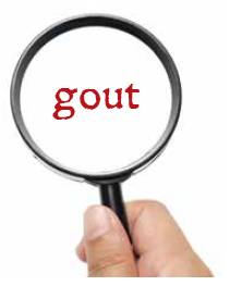 gout magnifying glass image