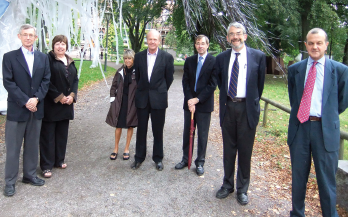 Speakers at the 2011 Cutting Edge Rheumatology meeting in Lund, from left: Bruce and Sally Richardson, Ann Arbor, Mich.; David and Sue Eyre, Seattle; Thomas Krieg, Cologne, Germany; Dan Kastner, NIH; John Isaacs, Newcastle, U.K.