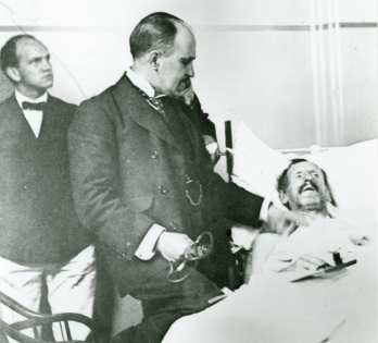 Figure 1: William Osler, the Distinguished Early 20th Century Physician, at the Bedside