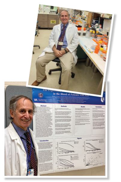 Dr. Pisetsky in his lab at Duke University Medical Center.
