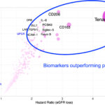 Figure 1: Urinary Tenascin C, & Other Urinary Biomarkers at 12 Months, Predicts Future Kidney Function Loss in Lupus Nephritis, & Outperform Proteinuria. Source: Dr. Andrea Fava
