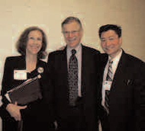 (Left to right) Pamela E. Prete, MD; Rep. Pete Stark; and Steve Lee, DO