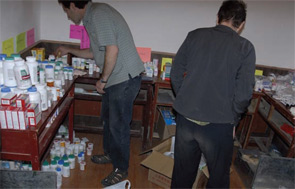 The group organizing the pharmaceutical supplies.
