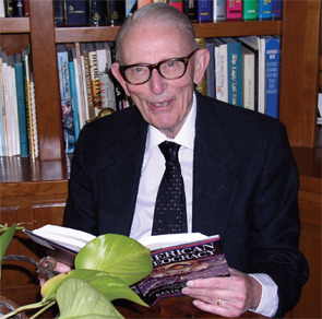 Dr. Sharp at his home on Bainbridge Island.