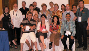 Patients at OMERACT 10. Eleven men and 10 women from eight countries representing seven chronic rheumatic conditions.