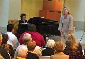 Dr. Parks performs for patients and visitors at the Siteman Cancer Center, Barnes Jewish Hospital, in St. Louis.