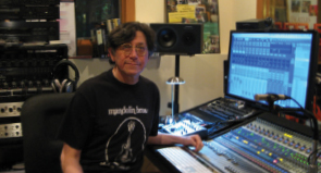 Dr. Jerry Goldberg in his studio.