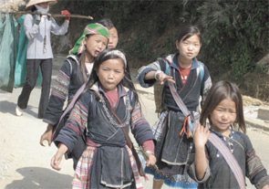 Vietnamese children.