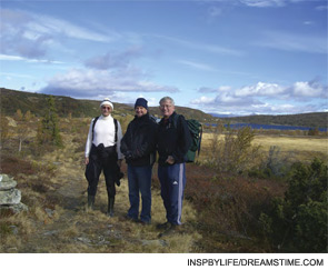 Daniel Furst, MD, Paul Emery, MD, and Dr. Kvien (left to right) in the Norwegian mountains.