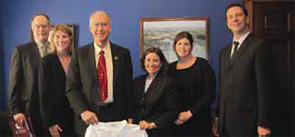 ACR and ARHP staff and volunteers meet with Bill Foster (D-IL, third from left).