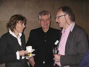 Dr. Désirée van der Heijde, Dr. Henning Zeidler, and Dr. Andrei Calin, an honorary ASAS member, at the 2008 ASAS workshop in Toronto.
