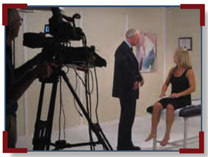 During August 2010, several GRAPPA members were filmed for the musculoskeletal portion of the GRAPPA Video Training Project.  Pictured are Dr. Helliwell (left) and a patient volunteer.