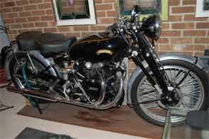 1953 Vincent Black Shadow motorcycle