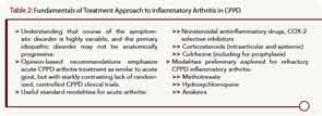 Fundamentals of Treatment Approach to Inflammatory Arthritis in CPPD