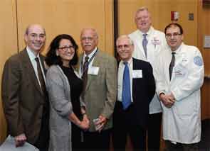 The physicians of HSS’s Division of Rheumatology honored the contributions of lupus patients at the HSS “Honoring Lupus Heroes” event.