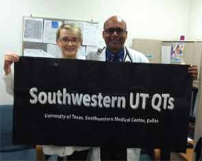 The UT QTs, Drs. Gilek-Seibert (left) and Mustafa.