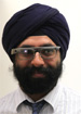 Dr. Karandeep Singh wearing Google Glass.